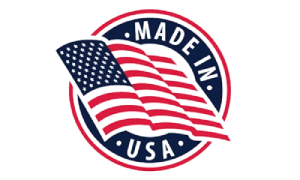 Quality seal representing production in the United States